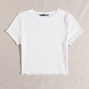 Ribbed Crop Top
